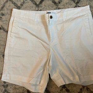 White old navy shorts